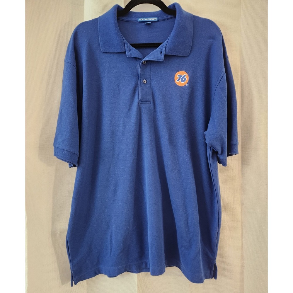 Union 76 Gas Stations Mens Port‎ Authority Employee Polo Shirt Size XLarge
